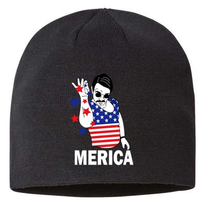 USA Salt Bae Merica Sustainable Beanie