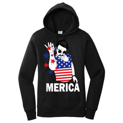 USA Salt Bae Merica Women's Pullover Hoodie