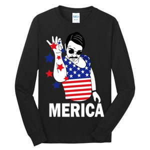 USA Salt Bae Merica Tall Long Sleeve T-Shirt