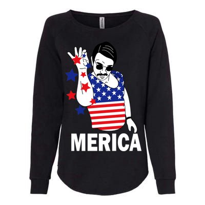 USA Salt Bae Merica Womens California Wash Sweatshirt