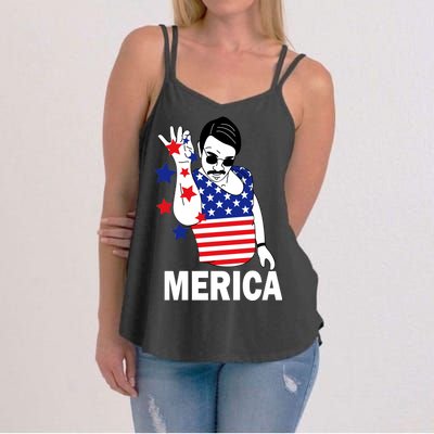 USA Salt Bae Merica Women's Strappy Tank