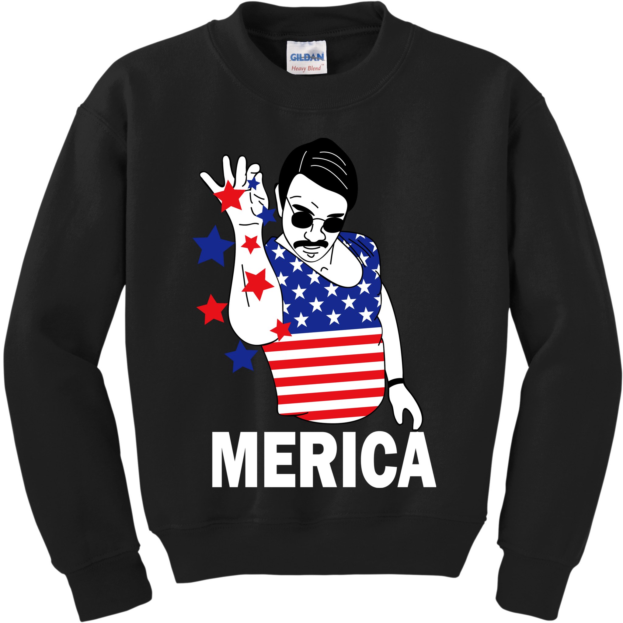 USA Salt Bae Merica Kids Sweatshirt