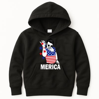 USA Salt Bae Merica Kids Hoodie
