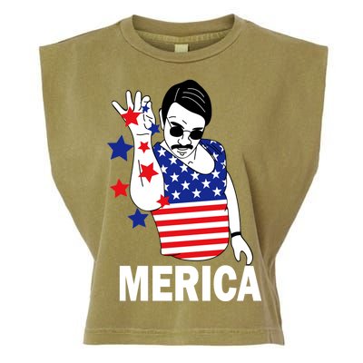 USA Salt Bae Merica Garment-Dyed Women's Muscle Tee