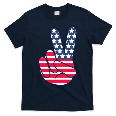 USA Simple Peace Sign T-Shirt