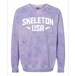 USA Skeleton Team Colorblast Crewneck Sweatshirt