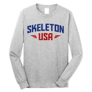 USA Skeleton Team Long Sleeve Shirt