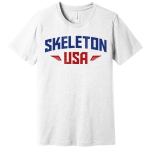 USA Skeleton Team Premium T-Shirt