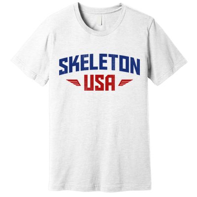 USA Skeleton Team Premium T-Shirt