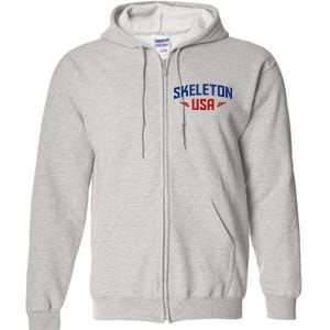 USA Skeleton Team Full Zip Hoodie