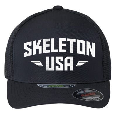 USA Skeleton Team Flexfit Unipanel Trucker Cap