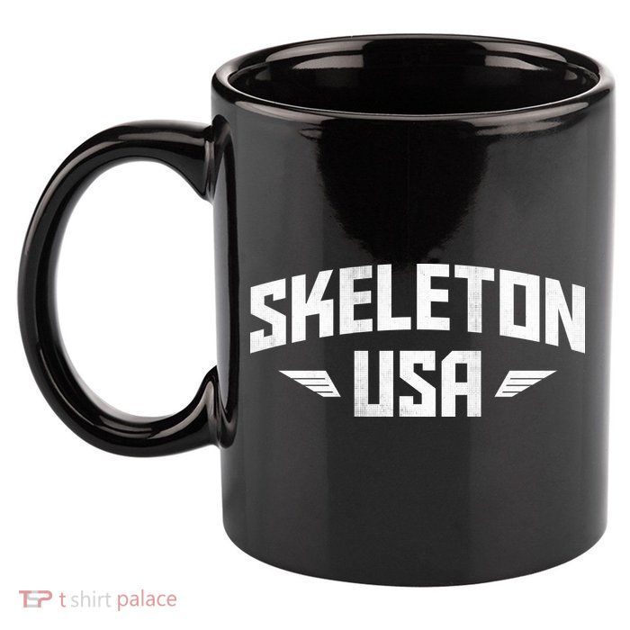 USA Skeleton Team 11oz C Handle Ceramic Mug