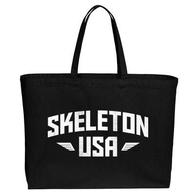 USA Skeleton Team Cotton Canvas Jumbo Tote