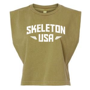 USA Skeleton Team Garment-Dyed Women's Muscle Tee