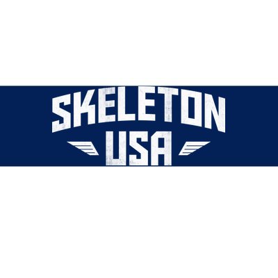 USA Skeleton Team Bumper Sticker