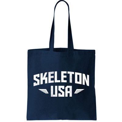 USA Skeleton Team Tote Bag