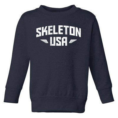 USA Skeleton Team Toddler Sweatshirt