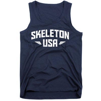 USA Skeleton Team Tank Top