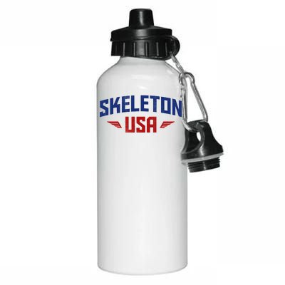 USA Skeleton Team Aluminum Water Bottle