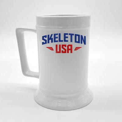 USA Skeleton Team Beer Stein