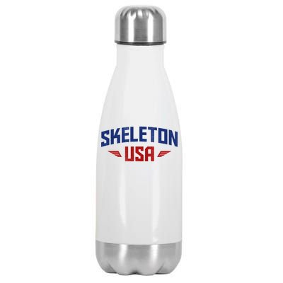 USA Skeleton Team Stainless Steel Insulated Water Bottle