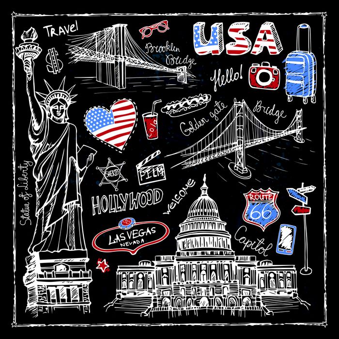 USA Sketch Backpack
