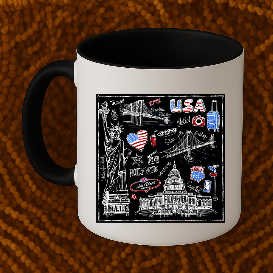 USA Sketch Mug
