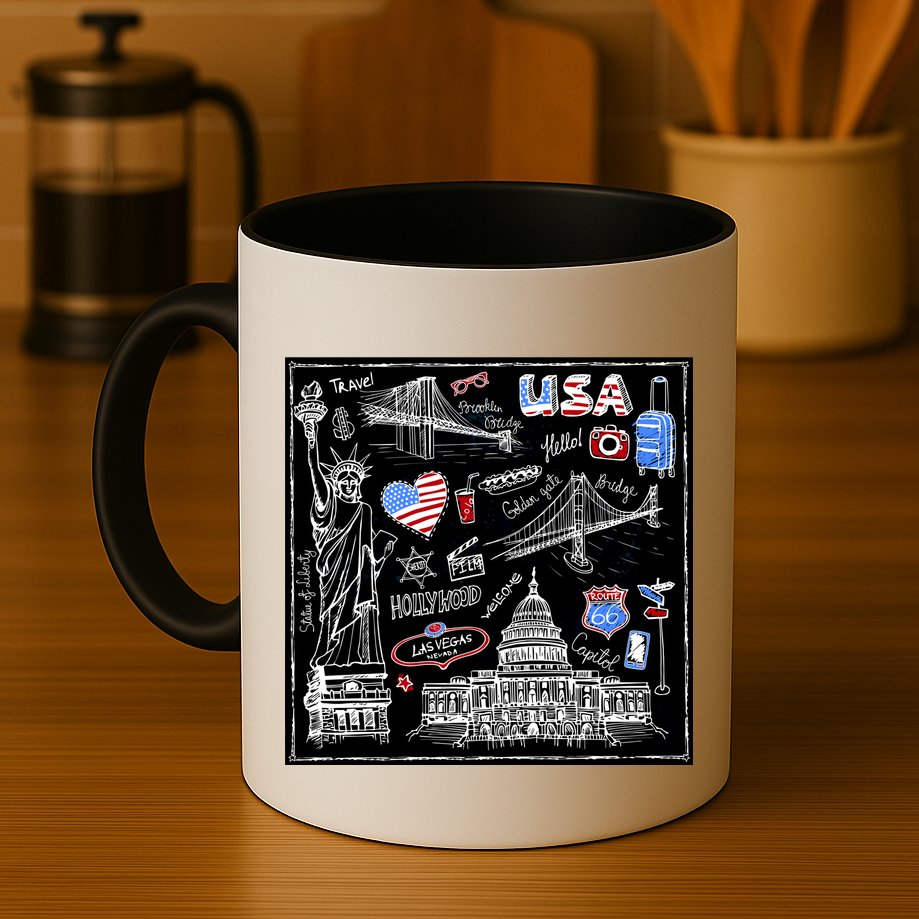 USA Sketch Mug
