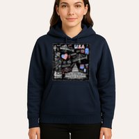 USA Sketch Hoodie