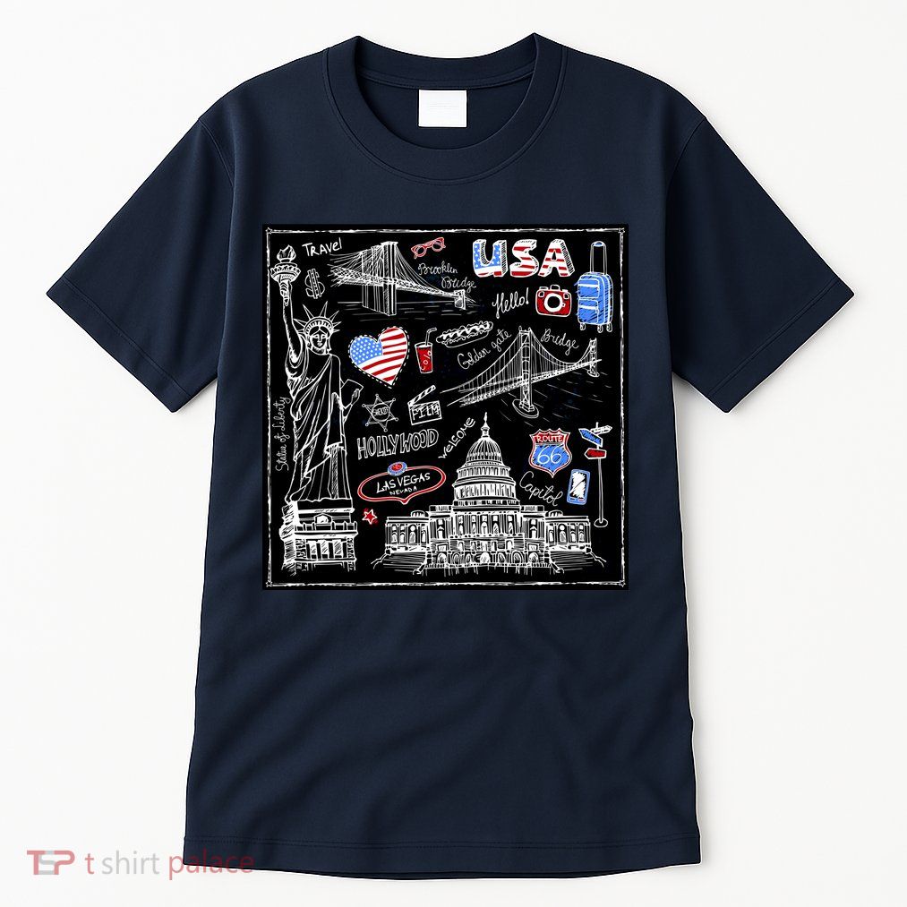USA Sketch Tall T-Shirt