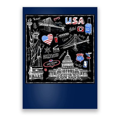 USA Sketch Poster