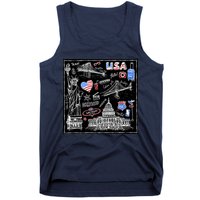 USA Sketch Tank Top