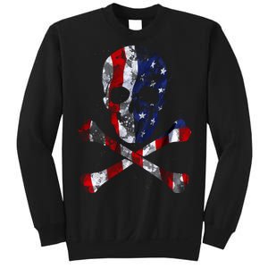 USA Skull Crossbone  Sweatshirt