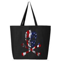 USA Skull Crossbone  25L Jumbo Tote