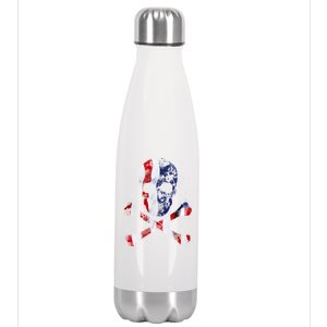 USA Skull Crossbone  Stainless Steel Insulated Water Bottle