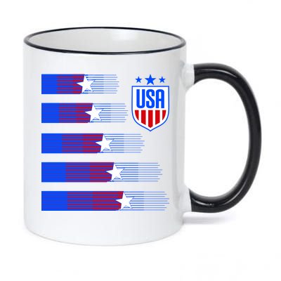 USA Soccer American Team Jersey 11oz Black Color Changing Mug