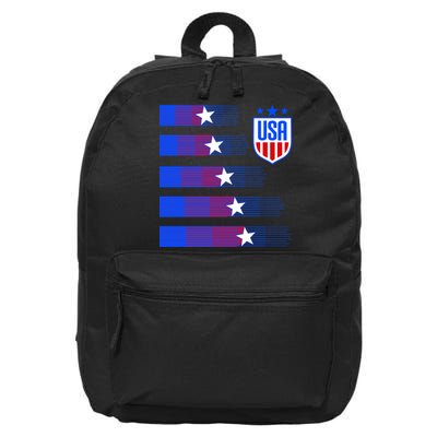 USA Soccer American Team Jersey 16 in Basic Backpack