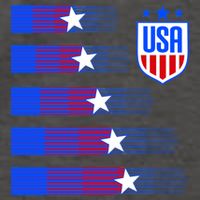 USA Soccer American Team Jersey Vector Backpack