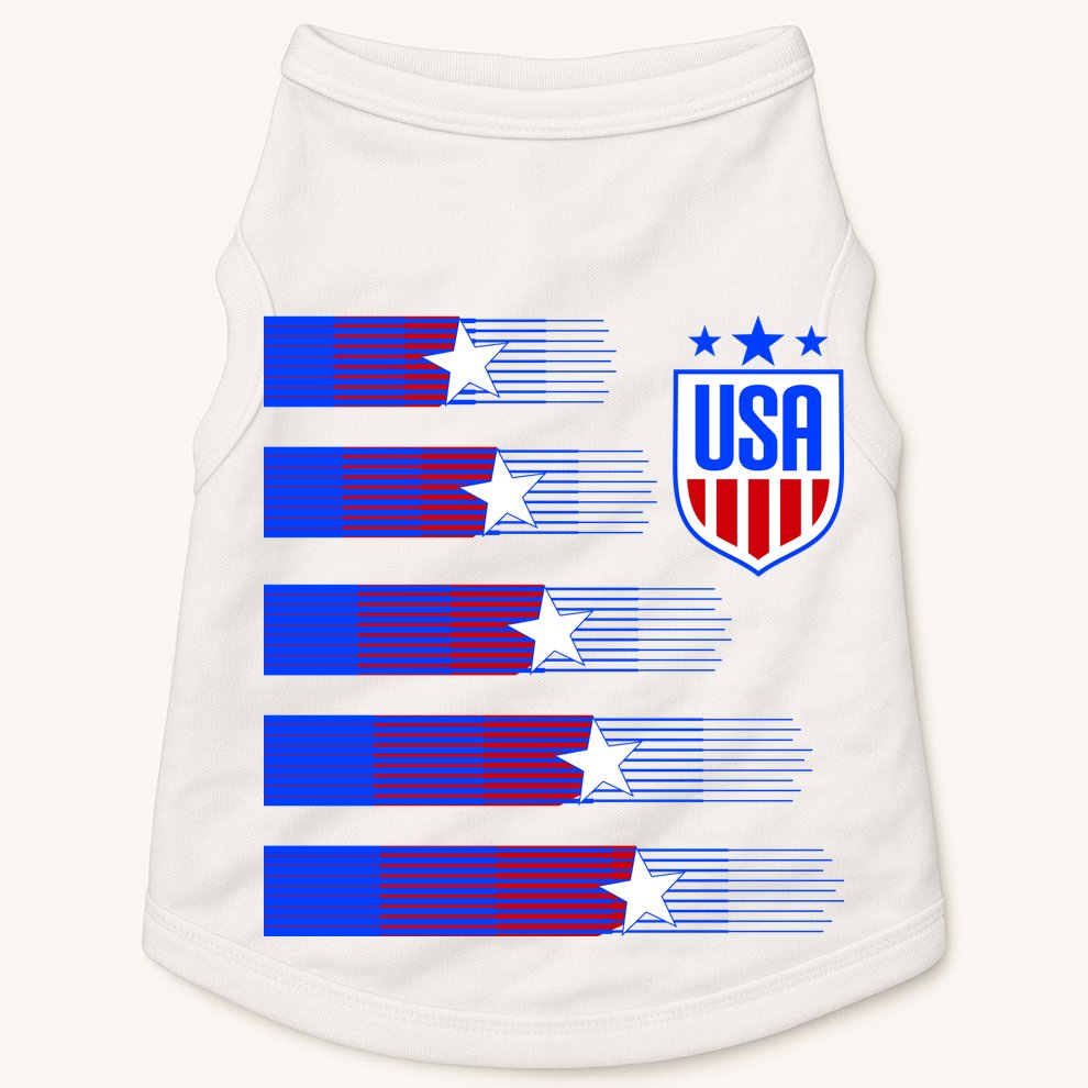USA Soccer American Team Jersey Doggie Tank