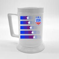 USA Soccer American Team Jersey Beer Stein