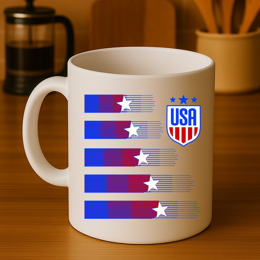 USA Soccer American Team Jersey Mug