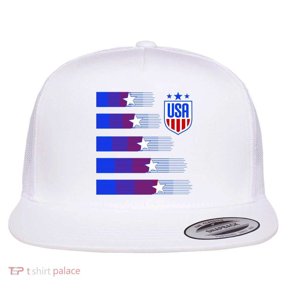 USA Soccer American Team Jersey Flatbill Hat