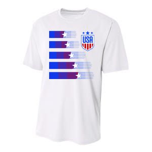 USA Soccer American Team Jersey Youth Performance Sprint T-Shirt