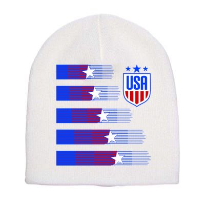 USA Soccer American Team Jersey Short Acrylic Beanie