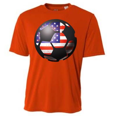 USA Soccer Ball Cooling Performance Crew T-Shirt