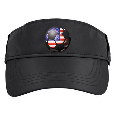 USA Soccer Ball Adult Drive Performance Visor