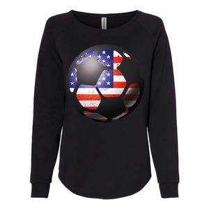 USA Soccer Ball Womens California Wash Sweatshirt