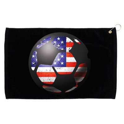 USA Soccer Ball Grommeted Golf Towel