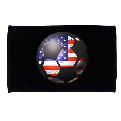 USA Soccer Ball Microfiber Hand Towel