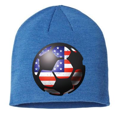 USA Soccer Ball Sustainable Beanie